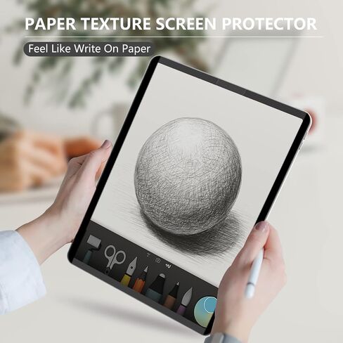 واقي شاشة ورقي لجهاز iPad Pro 11 بوصة 2024 M4 قابل للإزالة لجهاز iPad Pro 11 واقي شاشة غير لامع مضاد للوهج وقابل لإعادة الاستخدام مثل الورق in Saudi Arabia