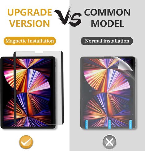 واقي شاشة ورقي لجهاز iPad Pro 11 بوصة 2024 M4 قابل للإزالة لجهاز iPad Pro 11 واقي شاشة غير لامع مضاد للوهج وقابل لإعادة الاستخدام مثل الورق in Saudi Arabia