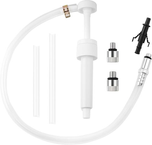 Transmission Fluid Pump Kit with 3/8" Swivel,Lower Unit Gear Oil Pump Kit Includes 8mm & 10mm Adapters/Suction Tube,Multi-Purpose Differential Fluid Pumps Kits for Oil Transfer in Kuwait