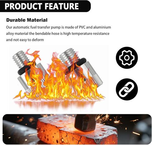 Transmission Fluid Pump Kit with 3/8" Swivel,Lower Unit Gear Oil Pump Kit Includes 8mm & 10mm Adapters/Suction Tube,Multi-Purpose Differential Fluid Pumps Kits for Oil Transfer in Kuwait