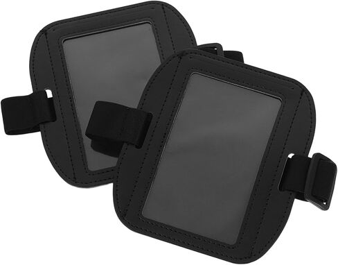 Lurrose 1 Pairs Adjustable Elastic Armband Id Card Holder Strap Lightweight Badge Holders for Outdoor Activities Business Office Use Hiking Cycling Enhances Professional Image in Saudi Arabia