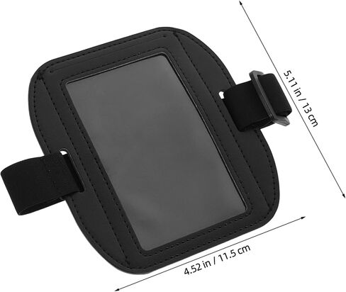 Lurrose 1 Pairs Adjustable Elastic Armband Id Card Holder Strap Lightweight Badge Holders for Outdoor Activities Business Office Use Hiking Cycling Enhances Professional Image in Saudi Arabia