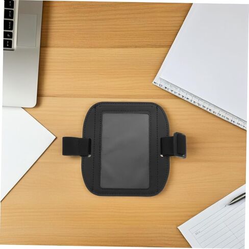 Lurrose 1 Pairs Adjustable Elastic Armband Id Card Holder Strap Lightweight Badge Holders for Outdoor Activities Business Office Use Hiking Cycling Enhances Professional Image in Saudi Arabia