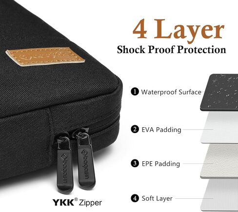 Laptop Sleeve Case, 15.6 17.3 14 13.3 12.3 inch TSA Laptop Sleeve Computer Carrying Bag in Kuwait