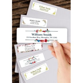 Custom Christmas Address Labels - Christmas Return Address Labels Personalized - Customized Label - Xmas Holiday Winter Return Label in Saudi Arabia