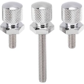 Windshield Bolts for Harley Davidson Touring Street Glide/Street Glide Specials 2014-2024 1 Pc Long Bolt 2 Pcs Short Bolts Aluminum Alloy Silver Tone in Kuwait