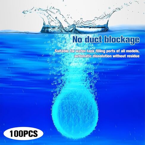 100 قطعة من أقراص غسيل الزجاج الأمامي للسيارة، قرص ممسحة منظف مركز للزجاج التلقائي لإزالة البقع، ممسحة الزجاج الأمامي للسيارة، سائل فوارة صلب، عالمي للمركبات in Kuwait