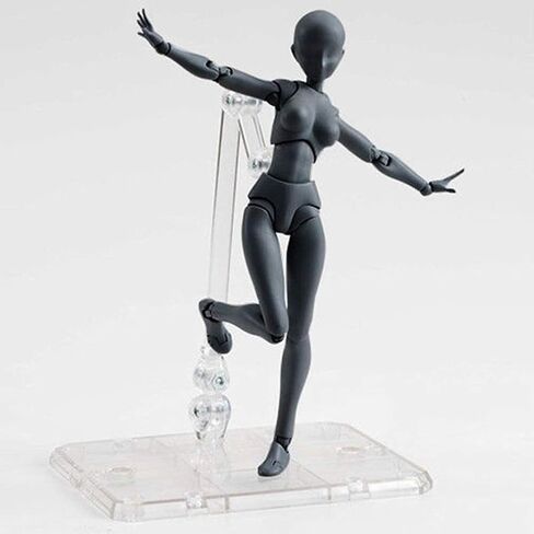 Action Figures Body Kun DX & Body-Chan DX PVC Figure Model Drawing SHF Collector with Box, Drawing Mannequin Figure Models for Artists (Skin Male) in Saudi Arabia