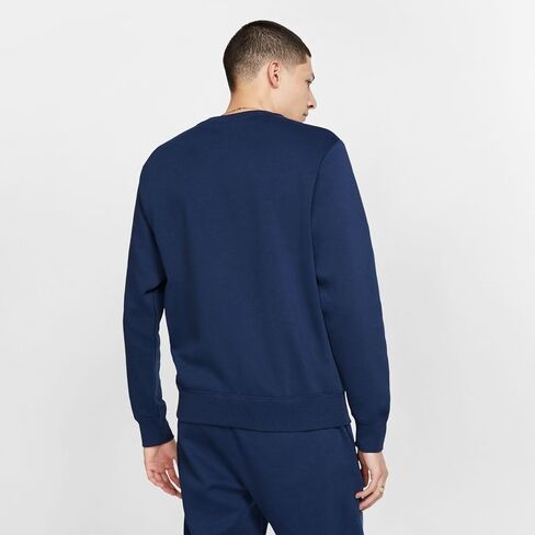 Nike Men's Midnight Navy Sportswear Graphic Crewneck Sweatshirt (DQ4912 410) - 2XL in Saudi Arabia