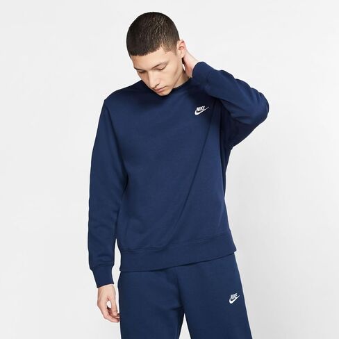 Nike Men's Midnight Navy Sportswear Graphic Crewneck Sweatshirt (DQ4912 410) - 2XL in Saudi Arabia