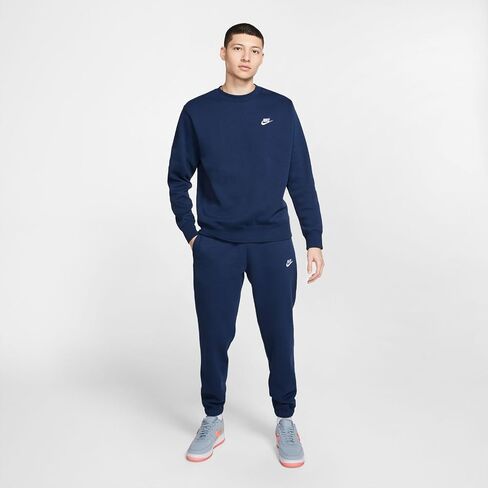 Nike Men's Midnight Navy Sportswear Graphic Crewneck Sweatshirt (DQ4912 410) - 2XL in Saudi Arabia