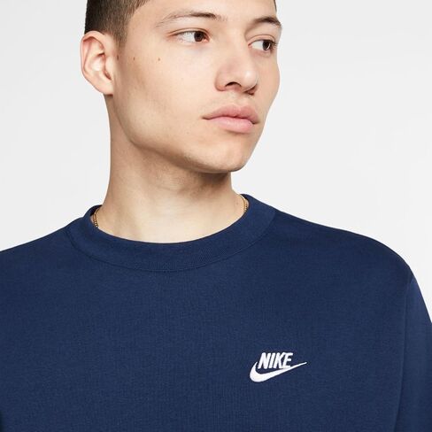Nike Men's Midnight Navy Sportswear Graphic Crewneck Sweatshirt (DQ4912 410) - 2XL in Saudi Arabia