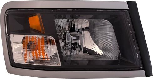 HEADLIGHTSDEPOT Right Passenger Side Headlight Compatible With 08-11 Dodge Ram Dakota CAPA Certified in Saudi Arabia