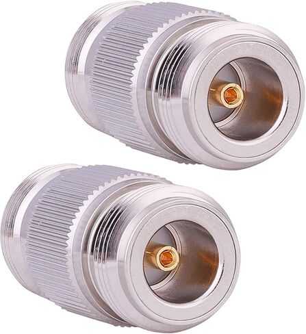 XRDS -RF 10PCS N-Female to N-Female Connector RF Coax Cable Adapter Barrel Connectors Double Female Connector Plug (NOT for TV) in Kuwait