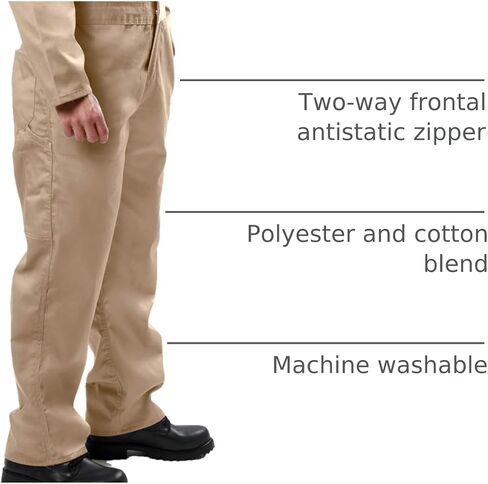 Kolossus Coveralls for Men Long Sleeve Cotton Blend Work Jumpsuit in Kuwait