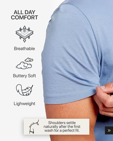Mott & Bow Men’s Driggs Classic Crew Neck T-Shirt – 100% Combed Cotton, Everyday Fit, Durable & Pre-Shrunk in Saudi Arabia