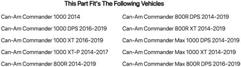 طقم قضيب ربط رف التوجيه من TUSK زوج يسار ويمين لقائد Can-Am Max 800R DPS 2016-2019 in Saudi Arabia
