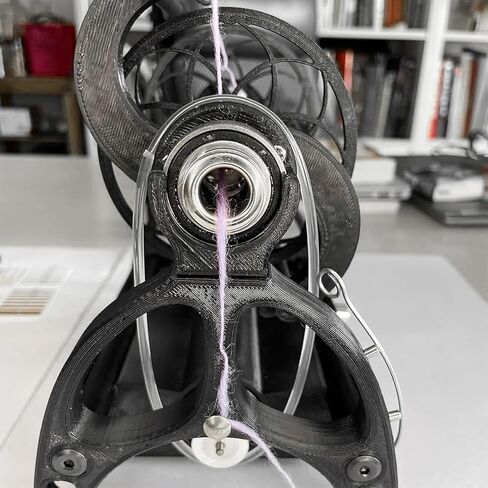 Electric Yarn Winder - Adjustable Speed Spinning Wheel for Knitting, 800rpm Max Speed, Forward/Reverse Switching for Yarn Weaving and Roving Process in Saudi Arabia