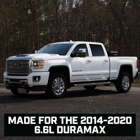 MaxTow Match 260 F Transmission Temperature Gauge Kit for 2014-2020 Silverado Sierra 6.6L Duramax Diesel Truck - Includes Sensor - Double Vision Display with Analog & Digital Readouts - 2-1/16" in Saudi Arabia