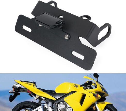 Motorcycle License Plate Bracket Holder For CBR600RR 2003-2006,CBR1000RR 2004-007 Fender Eliminator Kit/LED Light Compatible With CBR600RR 2003-2006,CBR1000RR 2004-2007 in Saudi Arabia