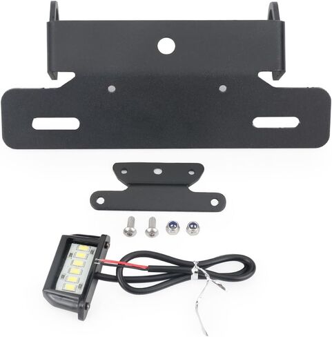 Motorcycle License Plate Bracket Holder For CBR600RR 2003-2006,CBR1000RR 2004-007 Fender Eliminator Kit/LED Light Compatible With CBR600RR 2003-2006,CBR1000RR 2004-2007 in Saudi Arabia
