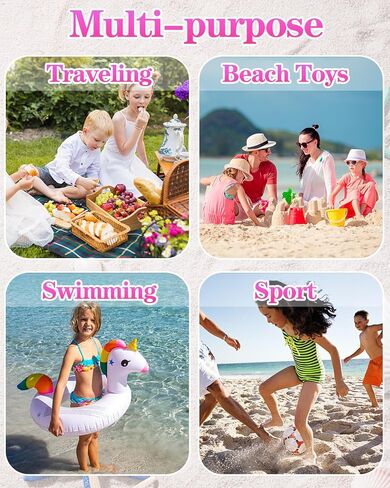 Personalized Embroidered Kids Beach Bags with Name，Custom Seashell Collecting Mesh Pool Toys Bag for Children, Adjustable Monogram Canvas Bag with Zipper, Swim Packable Shoulder Vaction Travel Beach in Saudi Arabia