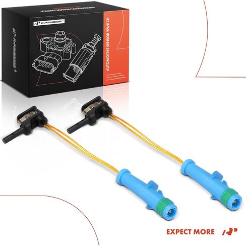 A-Premium Front or Rear Brake Pad Wear Sensor Compatible with Mercedes-Benz C300 2015-2017, C350e 2016-2017, C400 2015, E300/E43 AMG, GLC300, GLC43 AMG, CLA250, CLA45 AMG, GLA250, GLA45 AMG, 2-PC Set in Kuwait