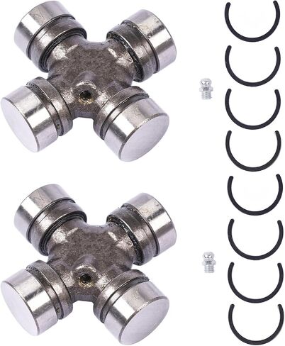 5-760X U-Joint Kit متوافق مع Jeep TJ Wrangler Cherokee Wagoneer 4WD Dana 30/44 حزمة من 2 عمود المحور الأمامي العالمي المشترك in Kuwait