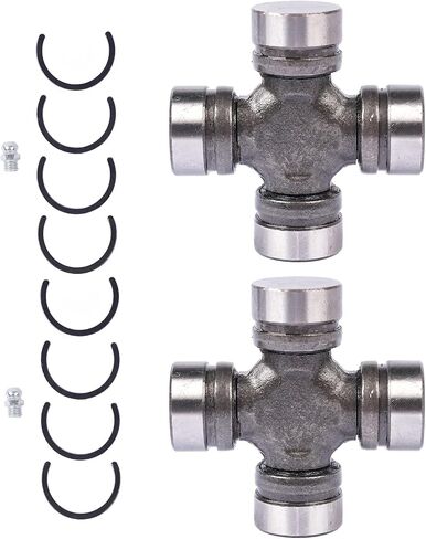 5-760X U-Joint Kit متوافق مع Jeep TJ Wrangler Cherokee Wagoneer 4WD Dana 30/44 حزمة من 2 عمود المحور الأمامي العالمي المشترك in Kuwait