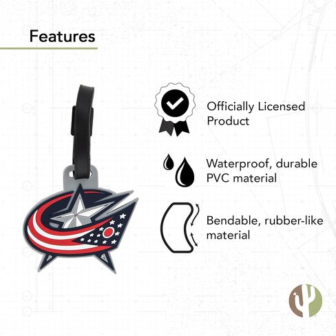 حقيبة الأمتعة بشعار فريق واشنطن العواصم NHL الوطني لكرة الهوكي (علامة الأمتعة من البولي كلوريد الفينيل) in Kuwait