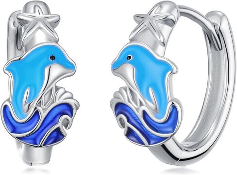 Fox Earrings Sterling Silver Hoop Earrings Fox Jewelry Gifts for Women in Saudi Arabia