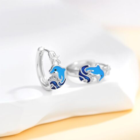 Fox Earrings Sterling Silver Hoop Earrings Fox Jewelry Gifts for Women in Saudi Arabia