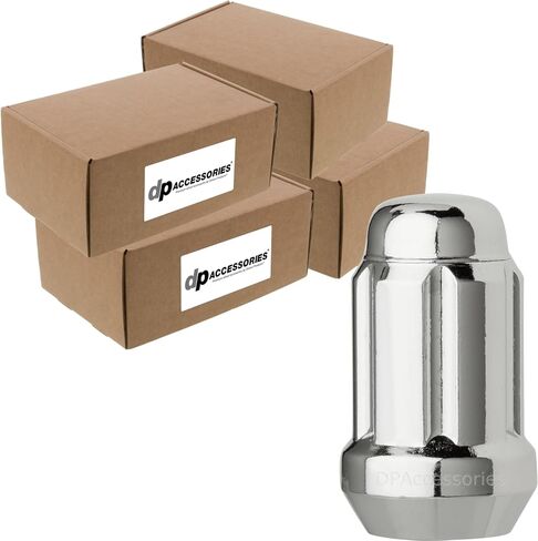 DPAccessories صواميل عروة سوداء 1/2-20 لعجلات ما بعد البيع - موالف طرفي مغلق - طول 34 مم (1.35 بوصة) - مجموعة من 23 - D5242P-2308/23 in Kuwait