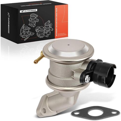 A-Premium Secondary Air Injection Check Valve Compatible with BMW E39 Series 530i 2001-2003 3.0L, 528i 1999-2000 2.8L, 525i 2001-2003 2.5L, Air Pump Check Control Valve with Gasket in Saudi Arabia