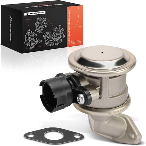 A-Premium Secondary Air Injection Check Valve Compatible with BMW E39 Series 530i 2001-2003 3.0L, 528i 1999-2000 2.8L, 525i 2001-2003 2.5L, Air Pump Check Control Valve with Gasket in Saudi Arabia