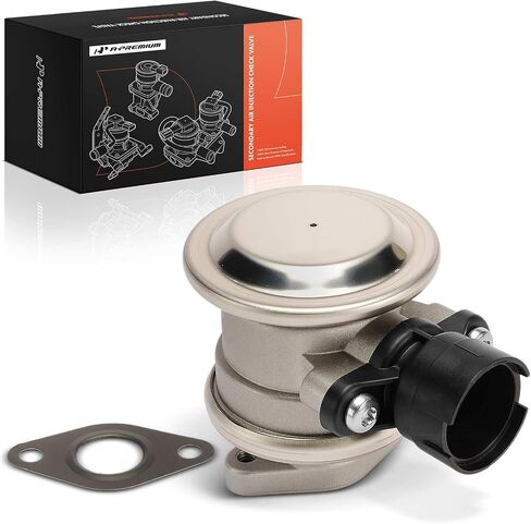 صمام فحص حقن الهواء الثانوي A-Premium متوافق مع Volkswagen Jetta 2000-2005، Golf 2000-2006 & Audi TT 2000-2006، TT Quattro 2000-2002، 1.8L، صمام التحكم في فحص مضخة الهواء مع حشية in Kuwait