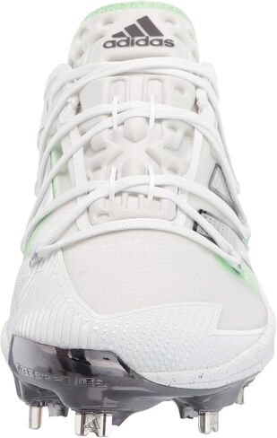 adidas Men's FV8805 Baseball Shoe, Black/Black/Glory Mint, 15 in Saudi Arabia