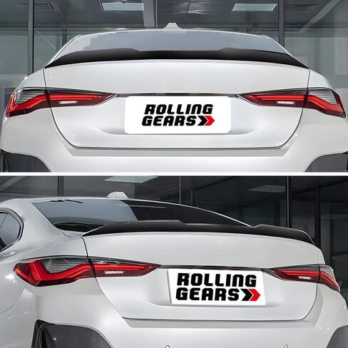 Trunk Spoiler Wing Compatible with 2021-2024 BMW 4 Series G26 4D Gran Coupe and G26 i4 Spoiler, Carbon Fiber Hydro-Dipping (MF Type) in Kuwait