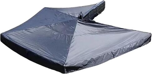 270-degree Fan-shaped Side Tent, Driver's Side Awning, SUV Outdoor Vehicle-mounted Side Canopy, Hexagonal Design, Including Black Travel Cover(Small) in Saudi Arabia