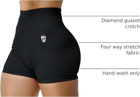 Gymreapers Infinity Seamless Workout Shorts High Waist Biker Shorts for Women Athletic Gym Running Pilates Yoga Sport Short in Saudi Arabia