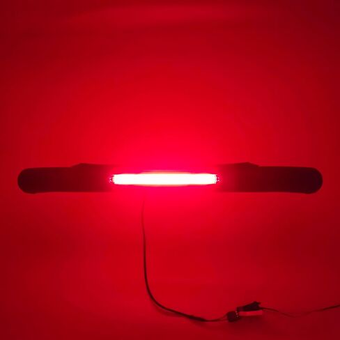 36" Tow Hitch Step Bar Guard with LED Brake Light Spot Light 3" Round Curved for 2" Receiver Truck Heavy Duty Steel Anti Slip Pad Universal (Black) in Kuwait