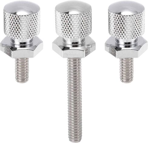 Windshield Bolts for Harley Davidson Touring Street Glide/Street Glide Specials 2014-2024 1 Pc Long Bolt 2 Pcs Short Bolts Aluminum Alloy Silver Tone in Kuwait