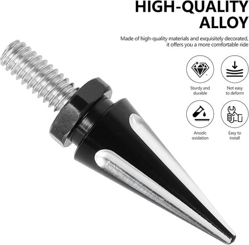 Motorcycle Windshield Fairing Bolts Screws Kits Fits for Harley Davidson Electra Glide, Street Glide, Ultra Classic, Ultra Limited, Tri Glide 1996-2013 (Black&Chrome, 3Pcs) in Saudi Arabia