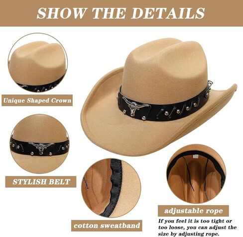 Kalerona Cowboy Hat for Women & Men in Kuwait