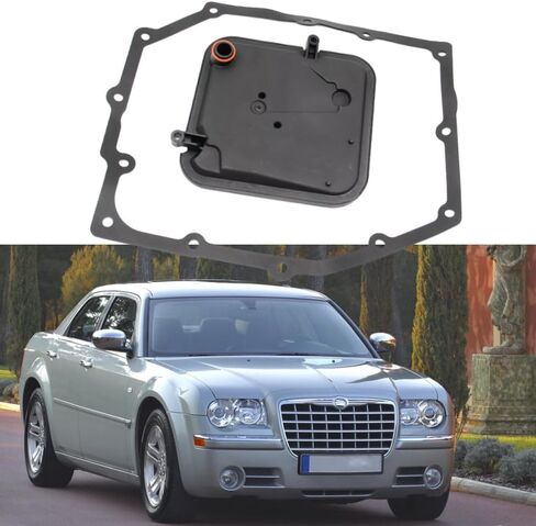 Riloer Transmission Filter Oil Pan Gasket Kit, 2004-2010 Compatible with Chrysler 300, OE: 52852913AB in Saudi Arabia