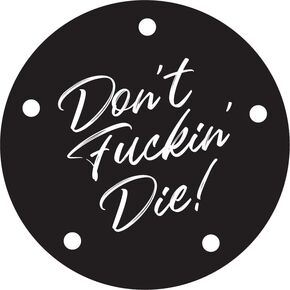 Don't Fuckin Die Points/Timing Cover Compatible with Harley Davidson (Twin Cam 1999 to 2017) in Saudi Arabia