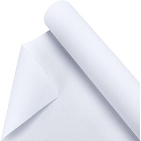 OLYCRAFT 10.9 Yardx14.6 Inch Double Primed Cotton Canvas White Canvas Roll Large Canva Roll Art Supplies Painting Rolls Artist Painting Backdrop for DIY Oil Watercolor Acrylic Paint Decor in Kuwait