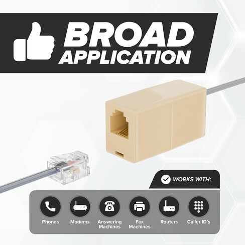 THE CIMPLE CO 50 FT Phone Cord for Landline - Modular Phone Line Cord in Kuwait