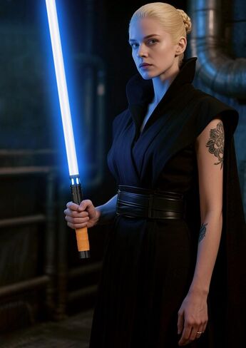 jvmusaber Lightsaber,Metal Hilt Force Fx Dueling Double Light Saber,Rechargeable 2-in-1 Real 15 Colors Length 40 inches,Suitable Toys for Adults and Kids,Christmas Day, Birthday Gifts, Black in Kuwait