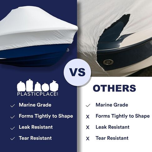 Plasticplace Boat Shrink Wrap – 17’ x 25’ White 7 Mil Marine Plastic Film – Heat Gun Shrink Wrap for Boats, Jet Skis, Equipment – UV-Resistant Plastic Wrap for Storage & Moving – 1 Roll with Core in Saudi Arabia